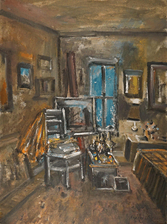 Studio interior with window